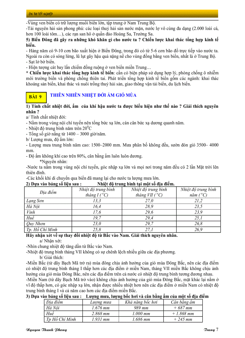 image for page On tap TN THPT dia li theo cau hoi