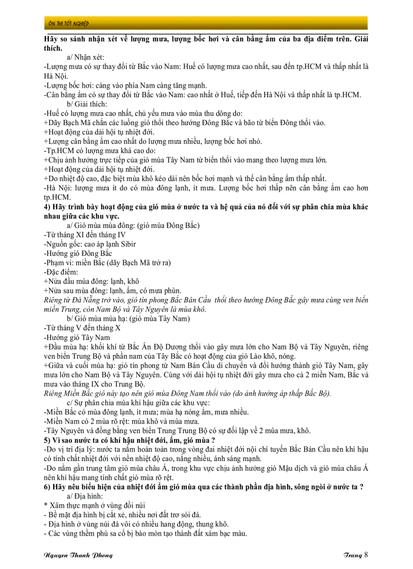 image for page On tap TN THPT dia li theo cau hoi