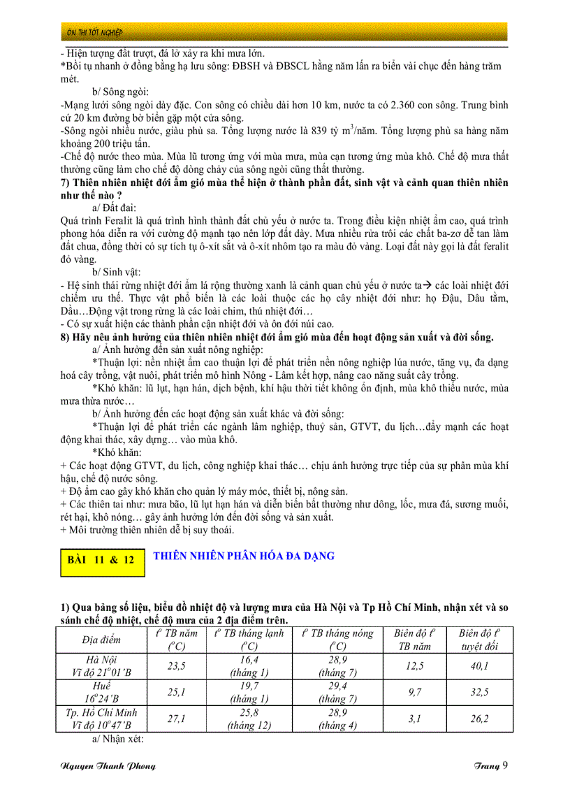 image for page On tap TN THPT dia li theo cau hoi