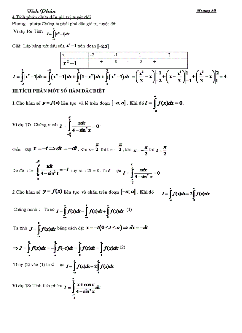 image for page Ôn thi ĐH Tích phân
