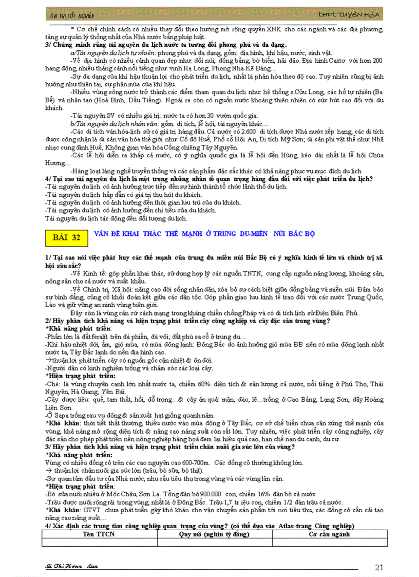 image for page Ôn thi tn địa lý theo câu hỏi