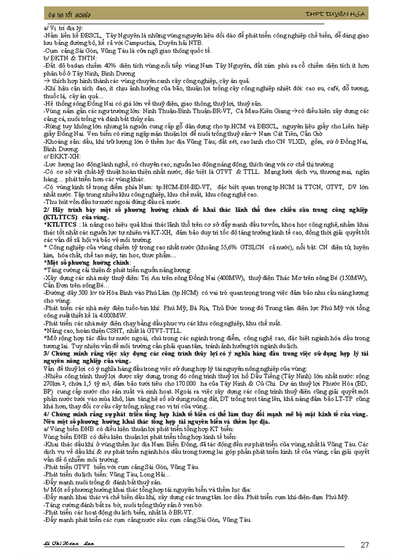 image for page Ôn thi tn địa lý theo câu hỏi