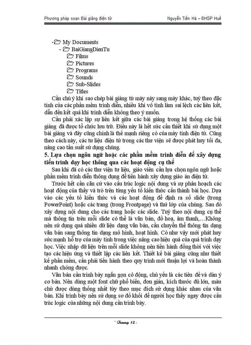 image for page Phương pháp soạn Bài giảng điện tử