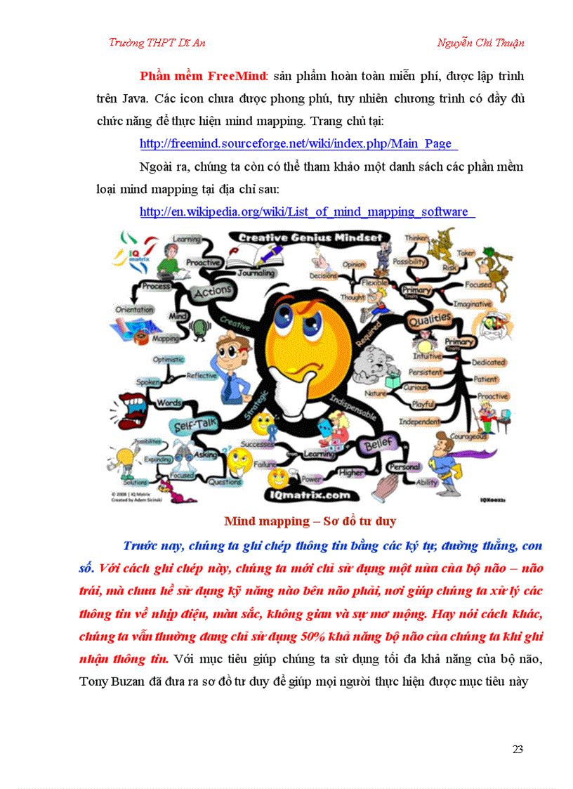 image for page SKKN Sử dụng sơ đồ tư duy trong dạy học