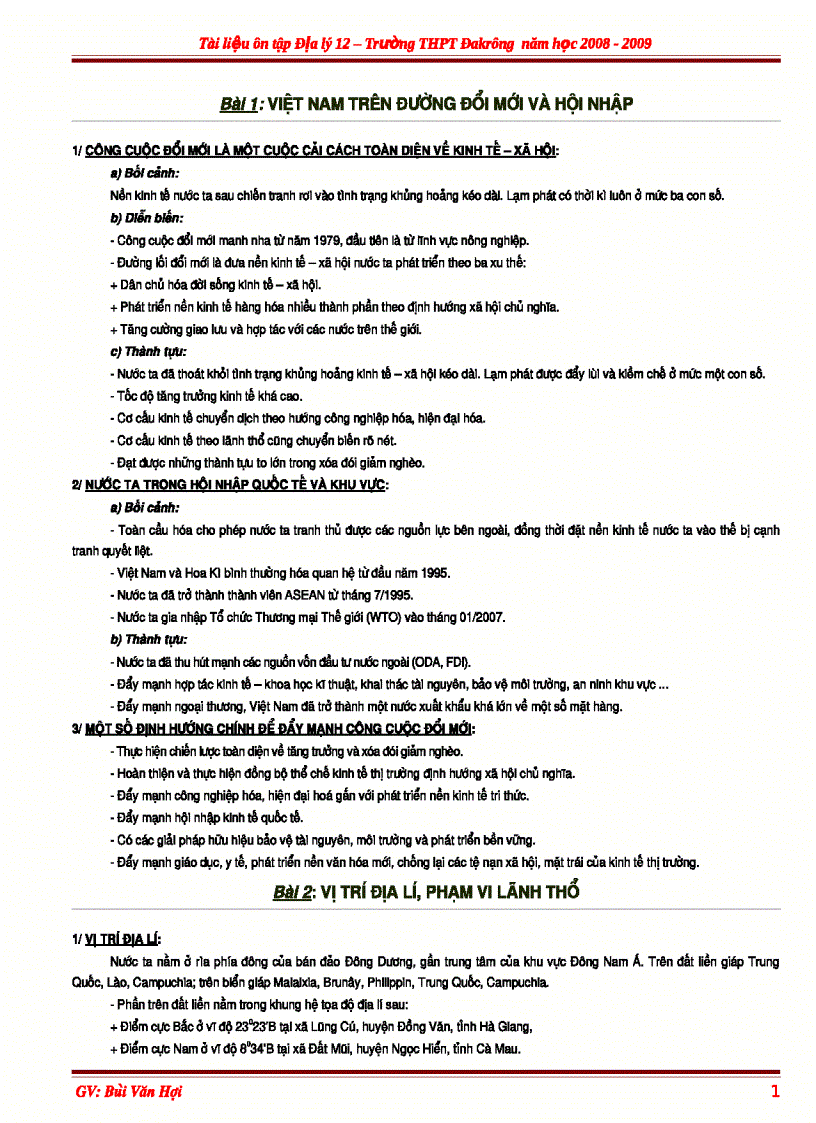 image for page St tài liệu ôn tốt nghiệp địa lý 12