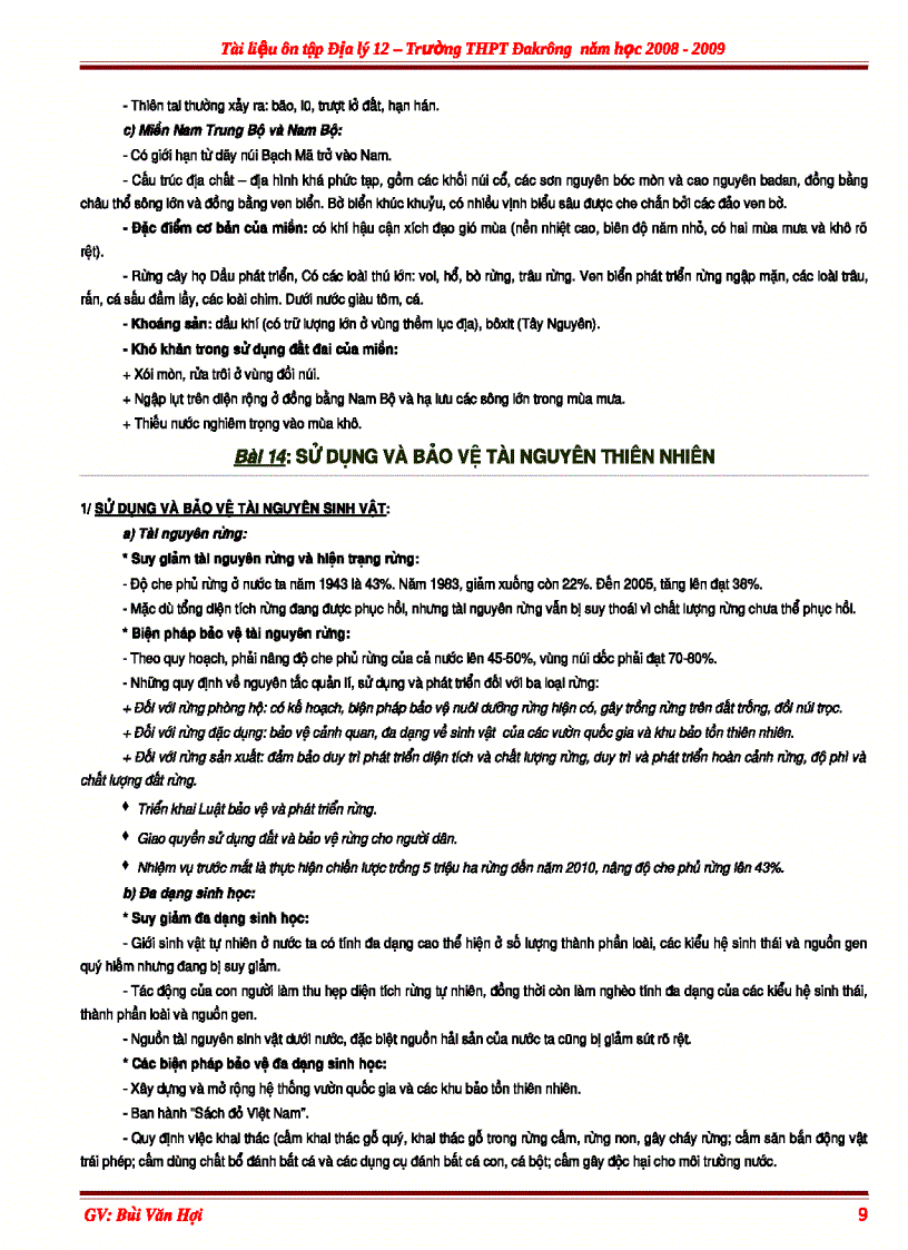 image for page St tài liệu ôn tốt nghiệp địa lý 12