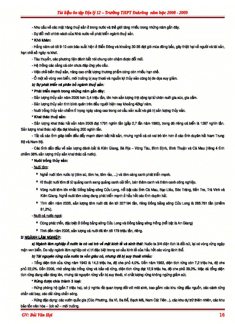 image for page St tài liệu ôn tốt nghiệp địa lý 12