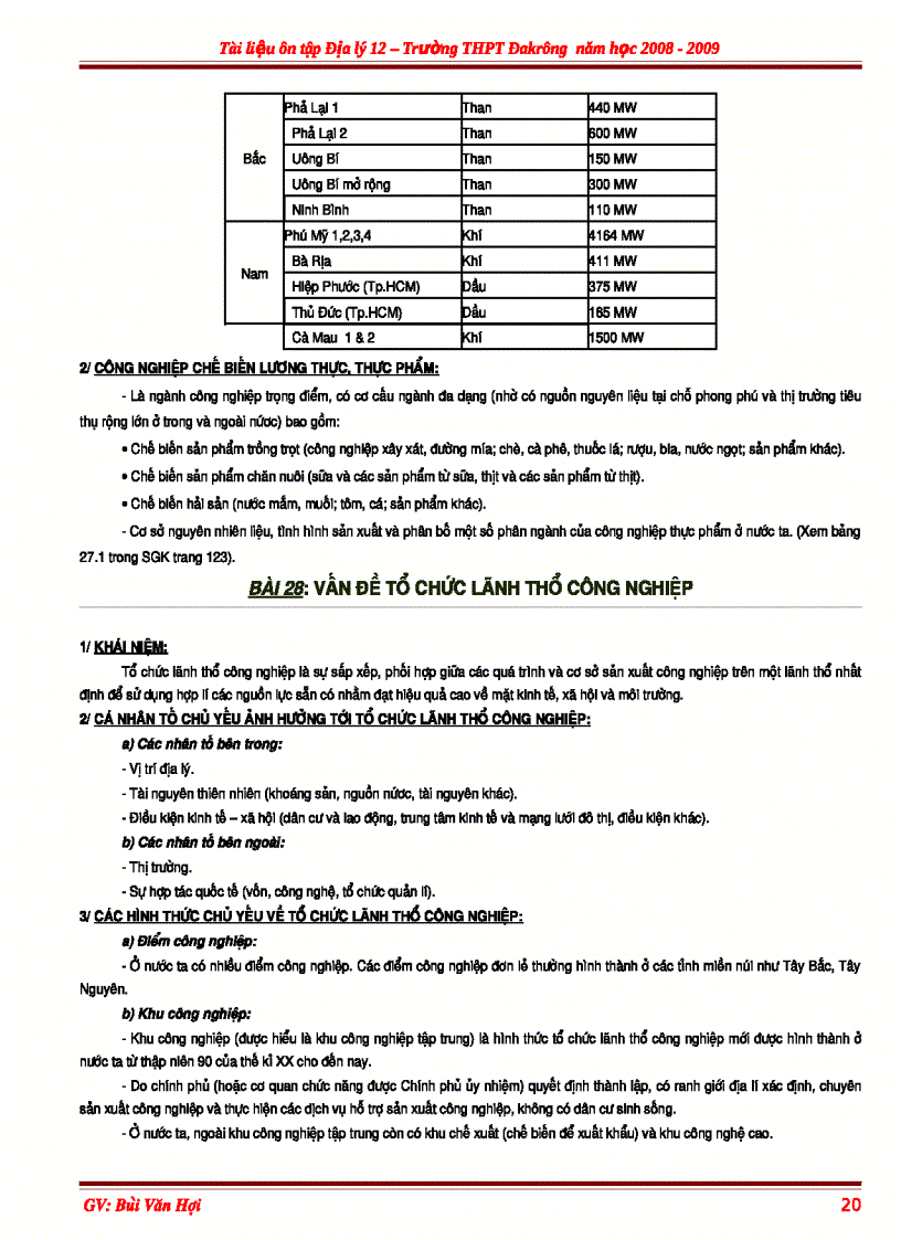 image for page St tài liệu ôn tốt nghiệp địa lý 12