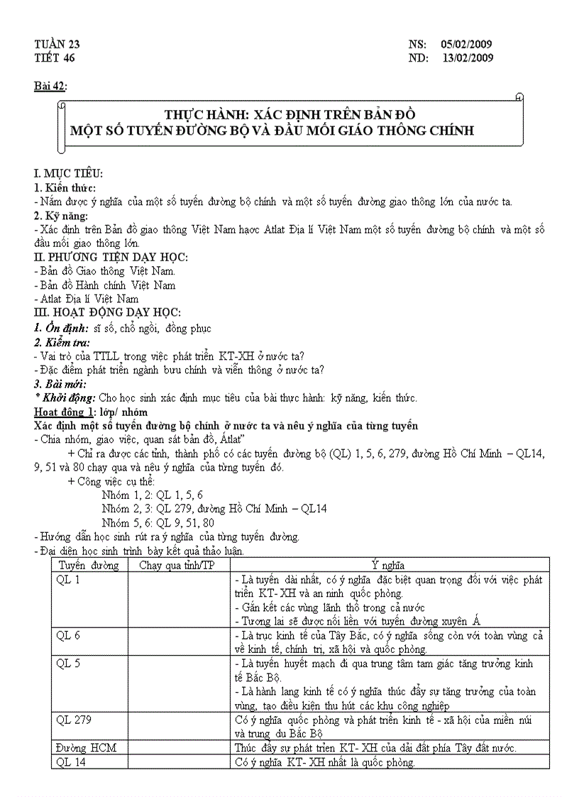 T46 bài 42 nc thực hành