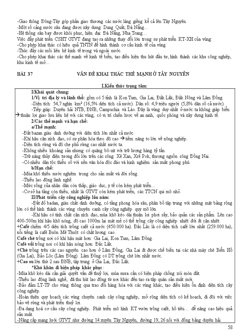 image for page Tài liệu ôn tập thi TN địa lý 12