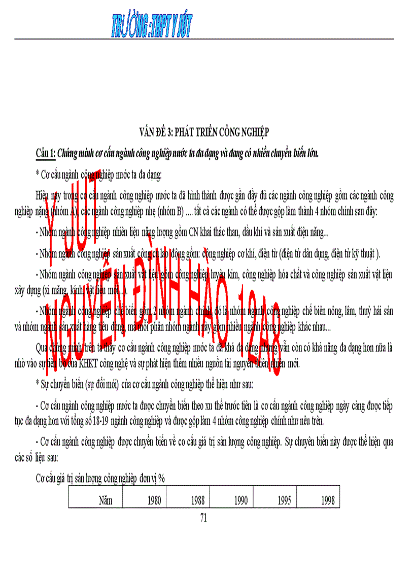 image for page Tài liệu ôn thi đại học môn địa lí 12