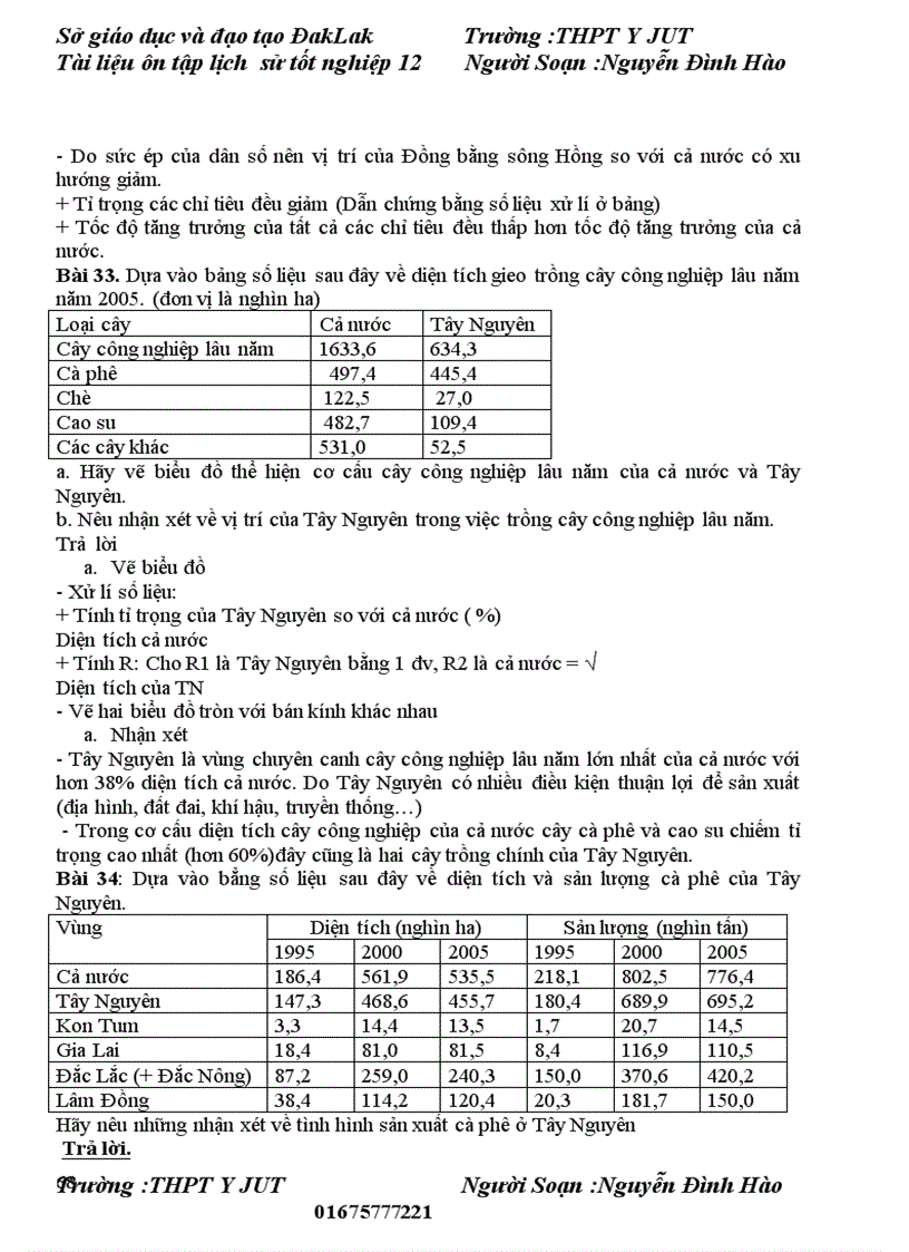 image for page Tài liệu ôn thi đai học mon địa lí