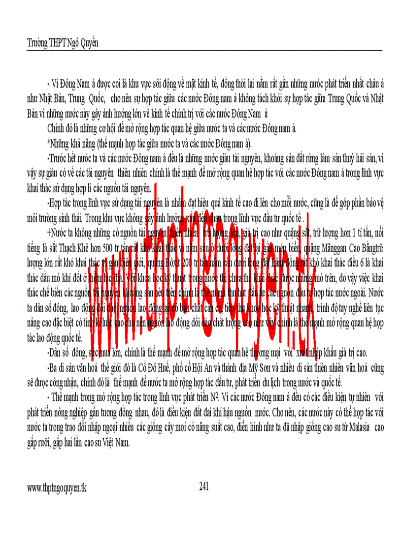 image for page Tài liệu ôn thi ĐH CĐ địa lý