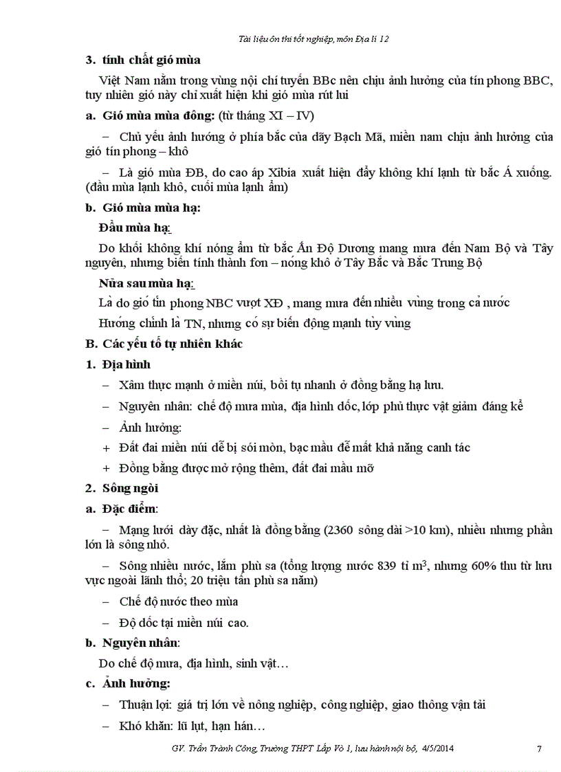 image for page Tài liệu ôn thi Địa lý Tập 1