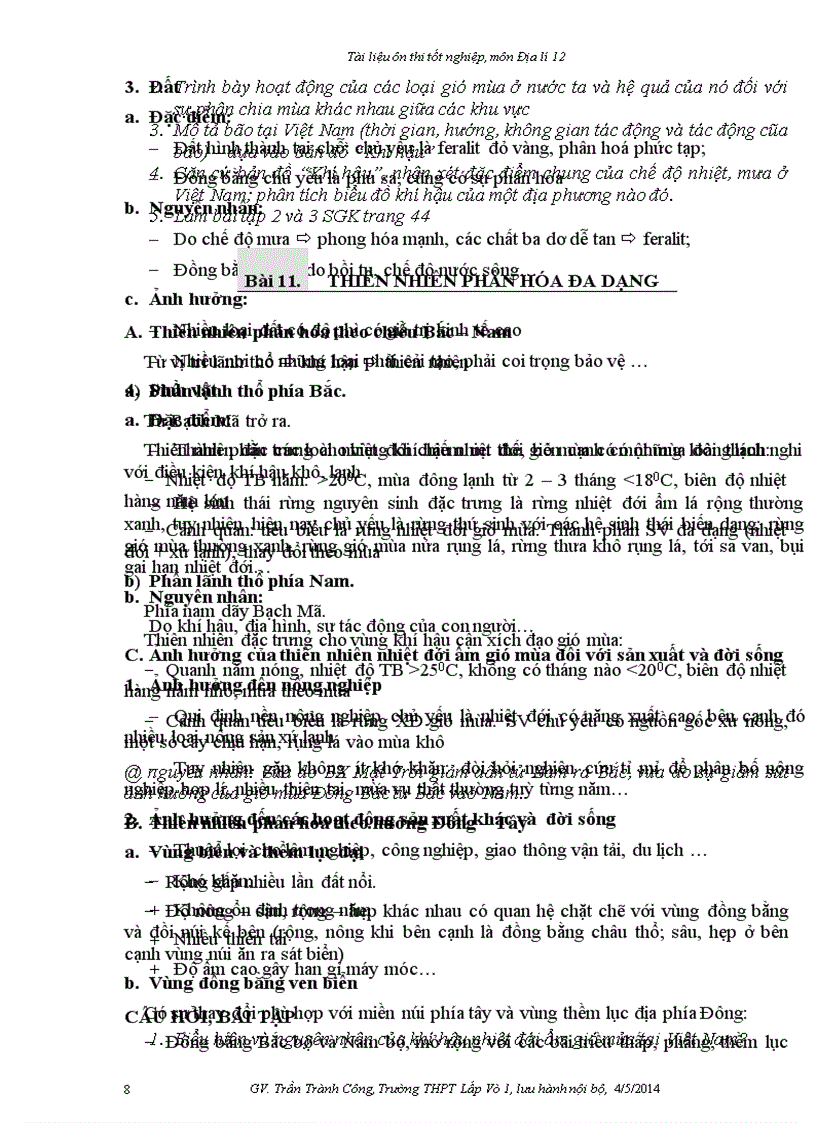 image for page Tài liệu ôn thi Địa lý Tập 1