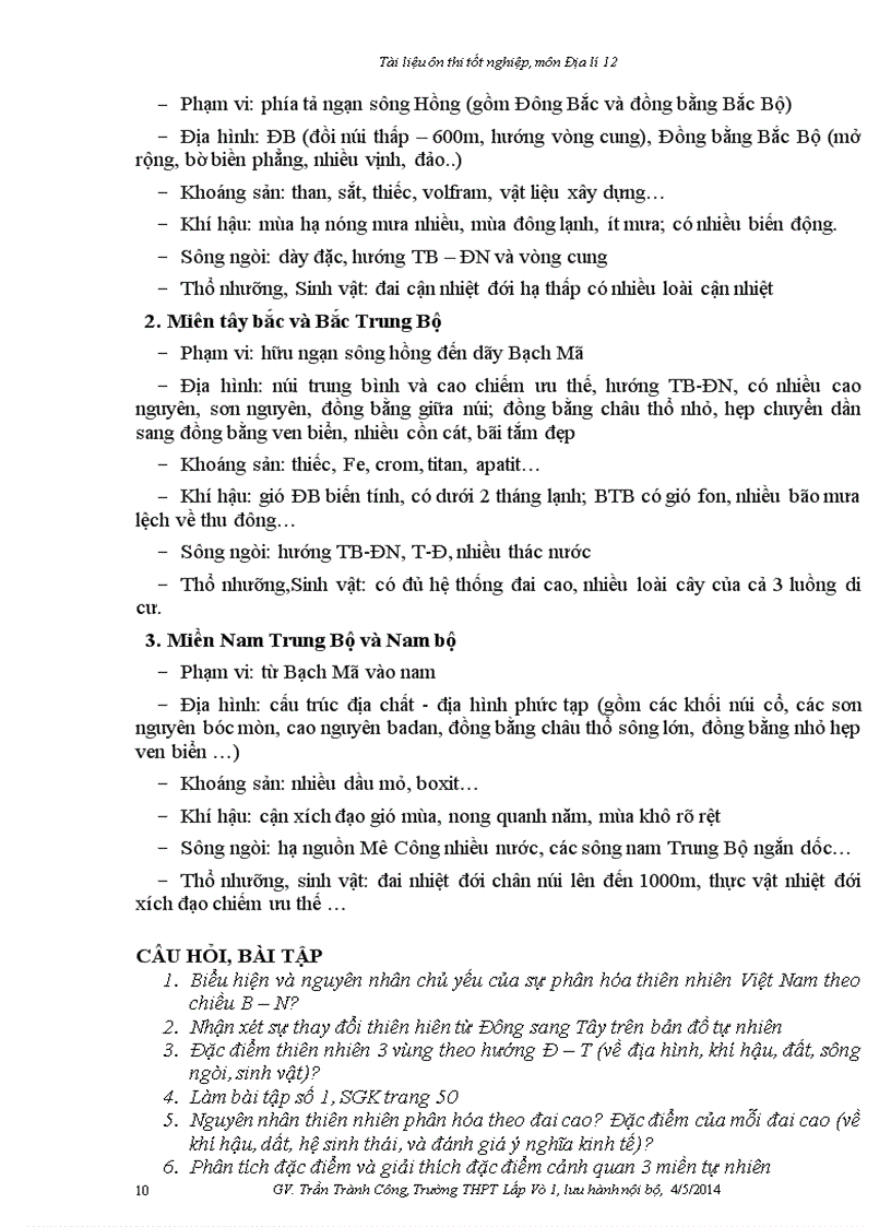 image for page Tài liệu ôn thi Địa lý Tập 1