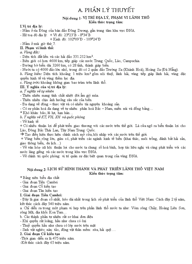 image for page T&#224;i liệu &#244;n thi TN Địa L&#253;