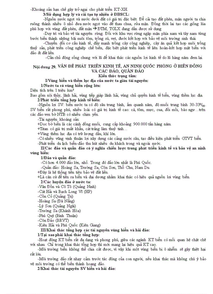 image for page T&#224;i liệu &#244;n thi TN Địa L&#253;