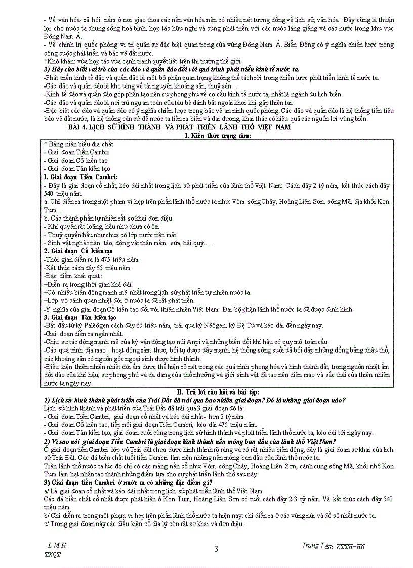 image for page Tài liệu ôn thi tn môn địa