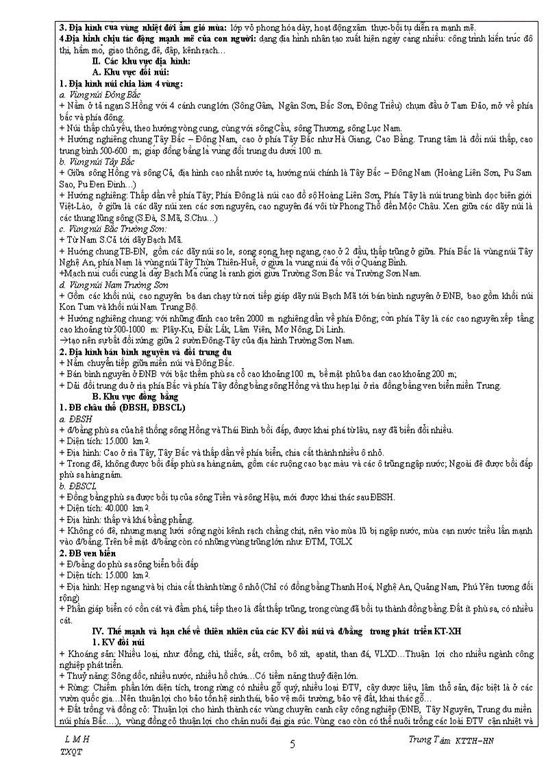 image for page Tài liệu ôn thi tn môn địa