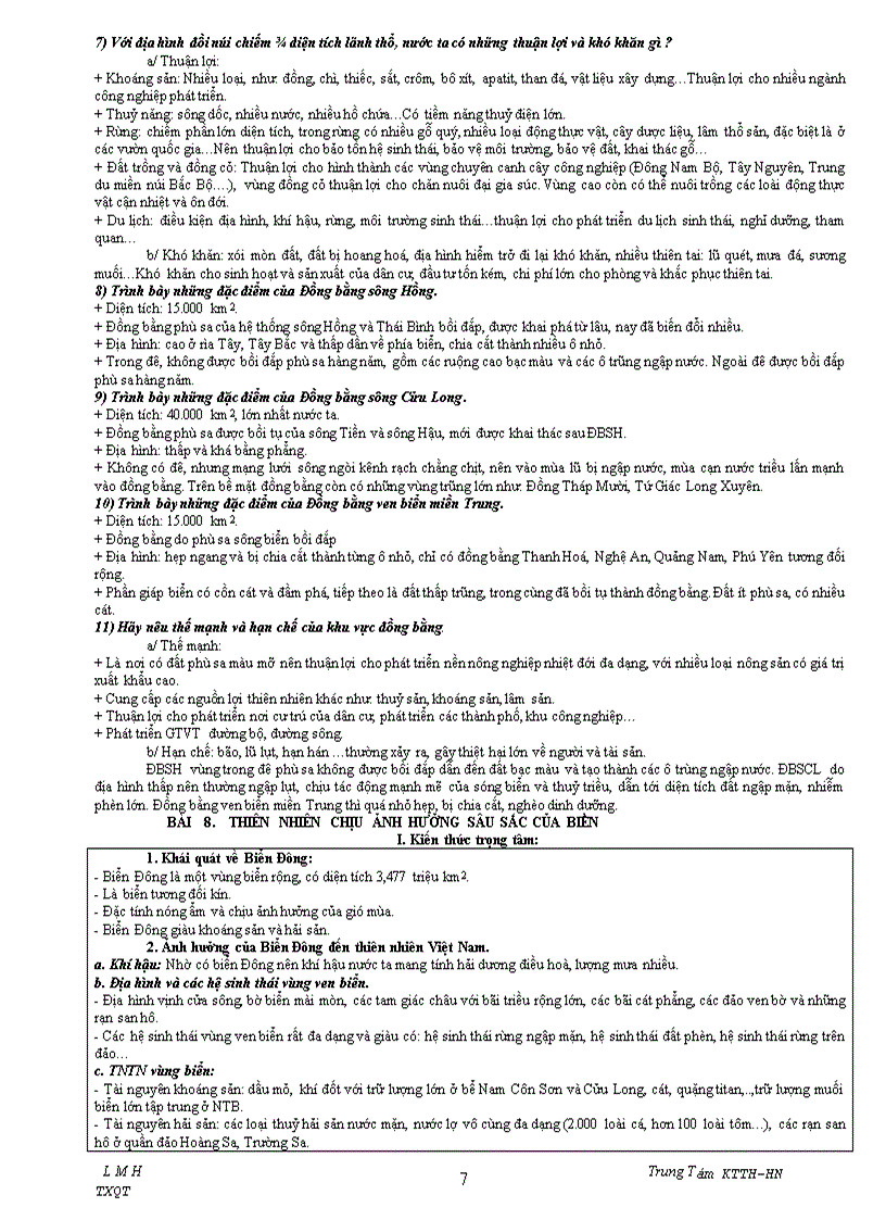 image for page Tài liệu ôn thi tn môn địa