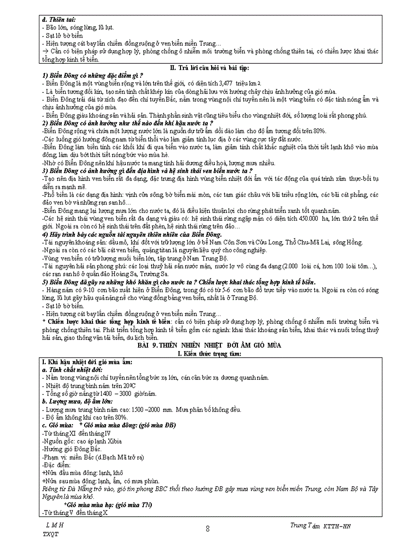 image for page Tài liệu ôn thi tn môn địa