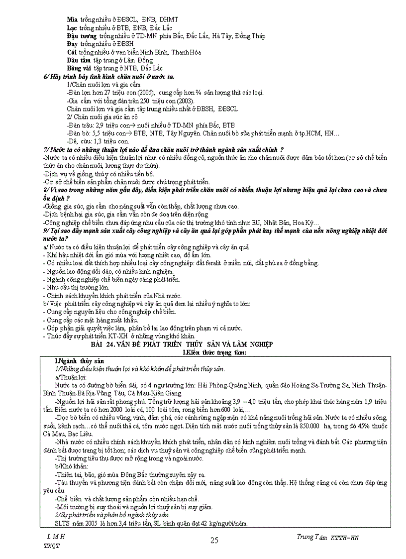 image for page Tài liệu ôn thi tn môn địa