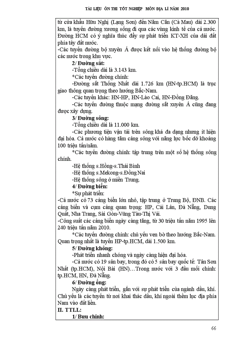 image for page Tai lieu on thi tnthpt mon đia ly 2010