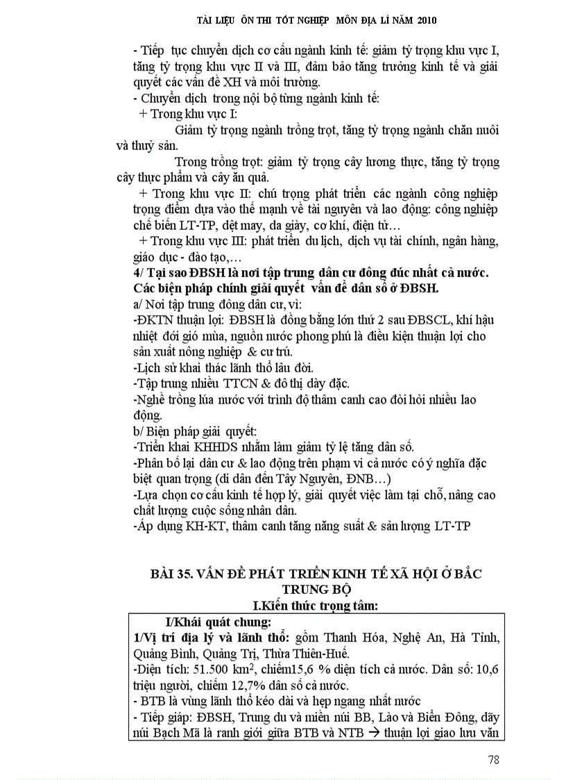 image for page Tai lieu on thi tnthpt mon đia ly 2010