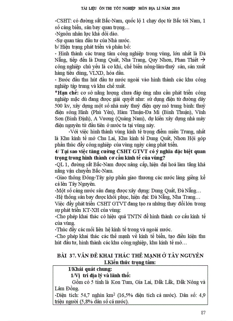 image for page Tai lieu on thi tnthpt mon đia ly 2010