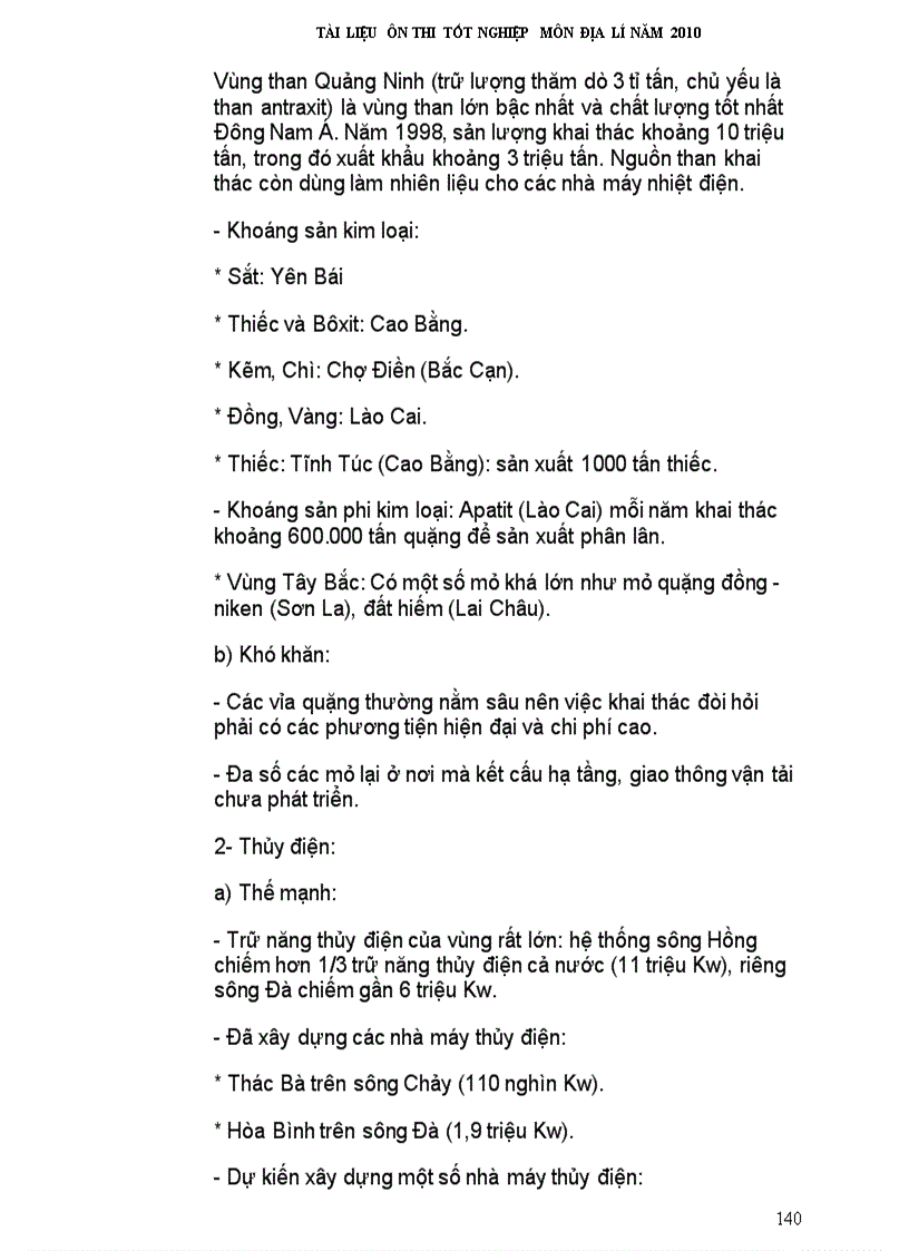 image for page Tai lieu on thi tnthpt mon đia ly 2010