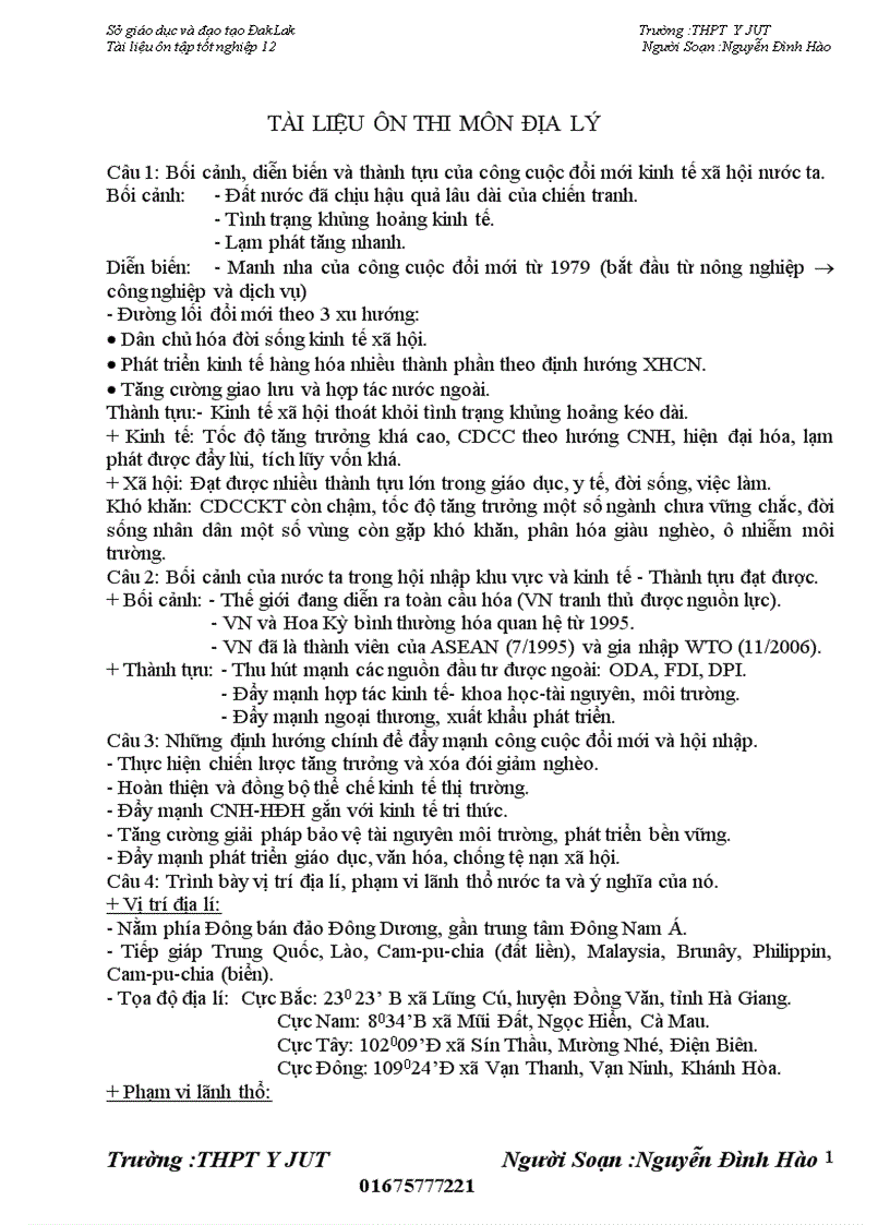 image for page Tài liệu ôn thi tốt nghiệp 12 hay