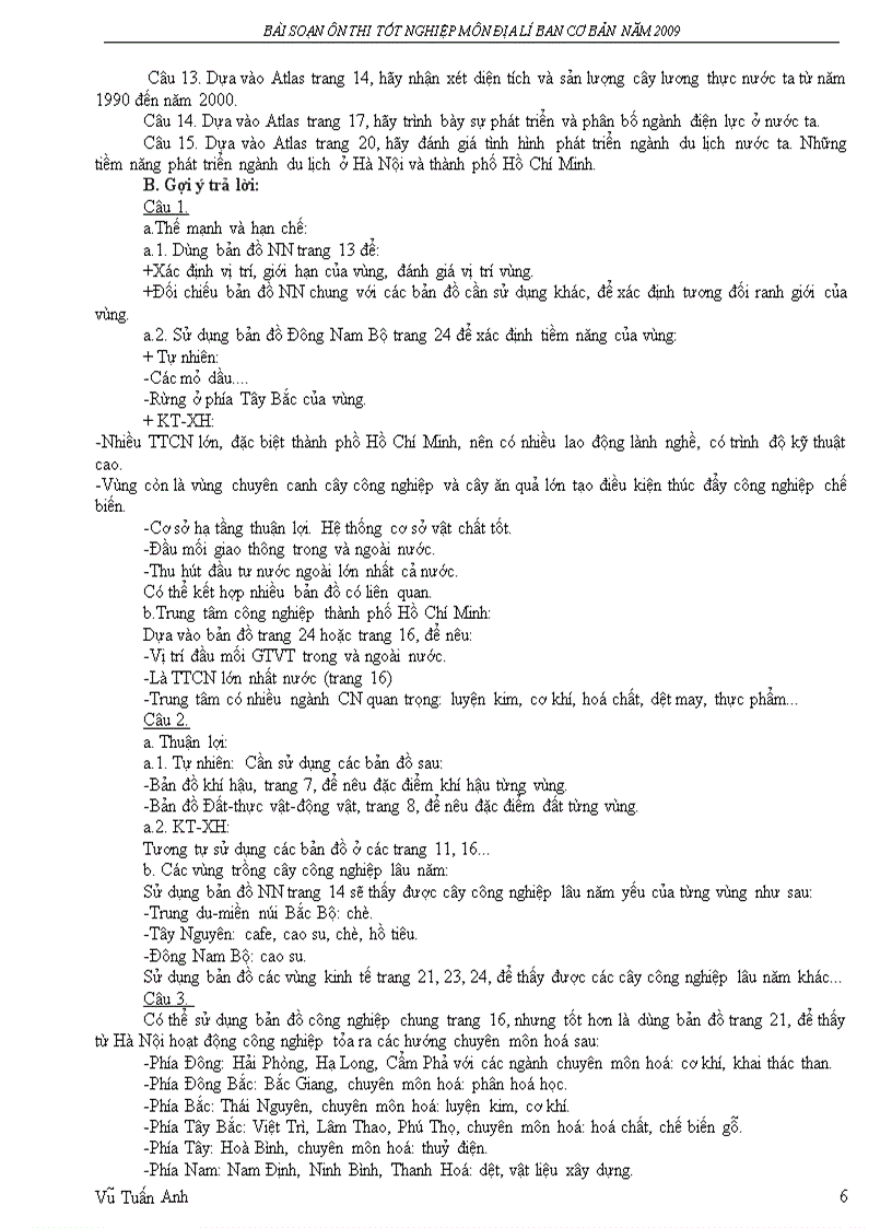 image for page Tài liệu on thi tot nghiệp 2009 2010