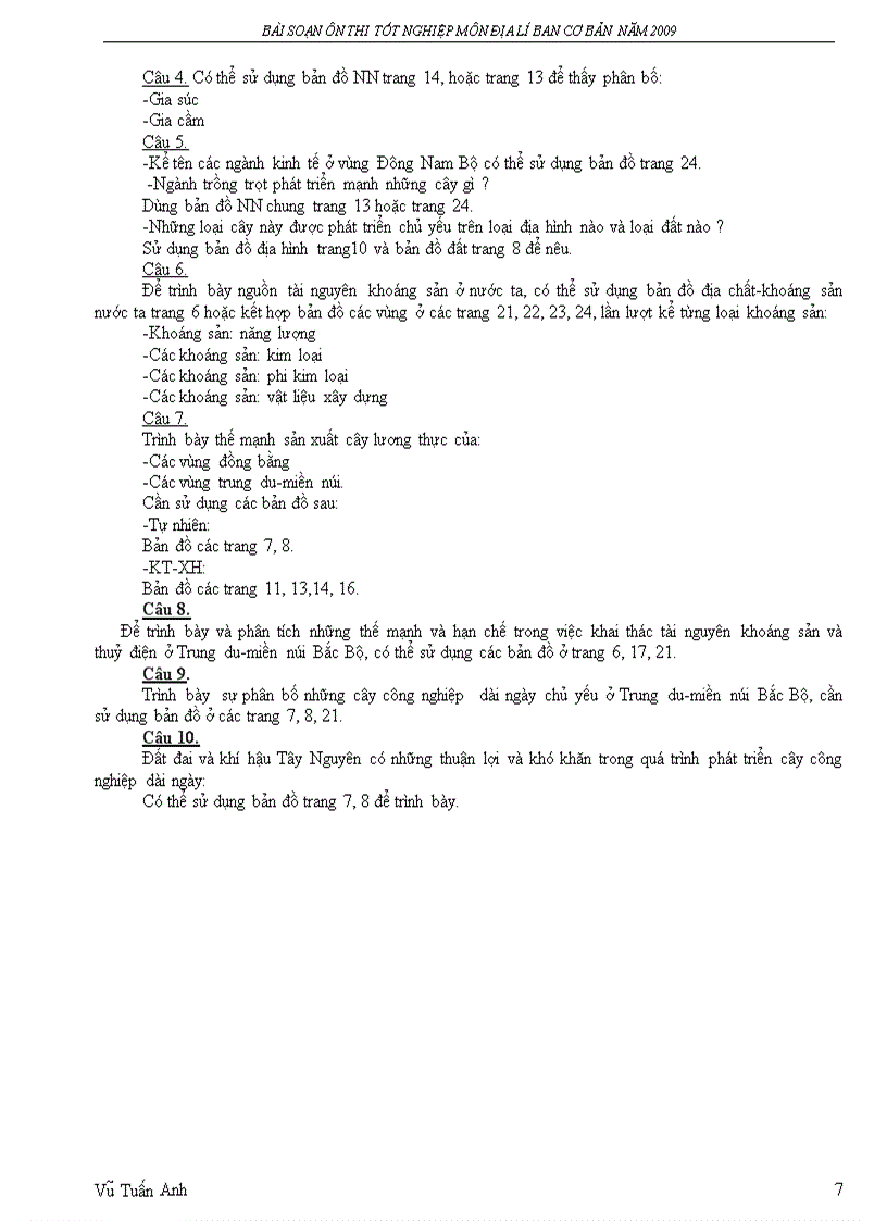 image for page Tài liệu on thi tot nghiệp 2009 2010