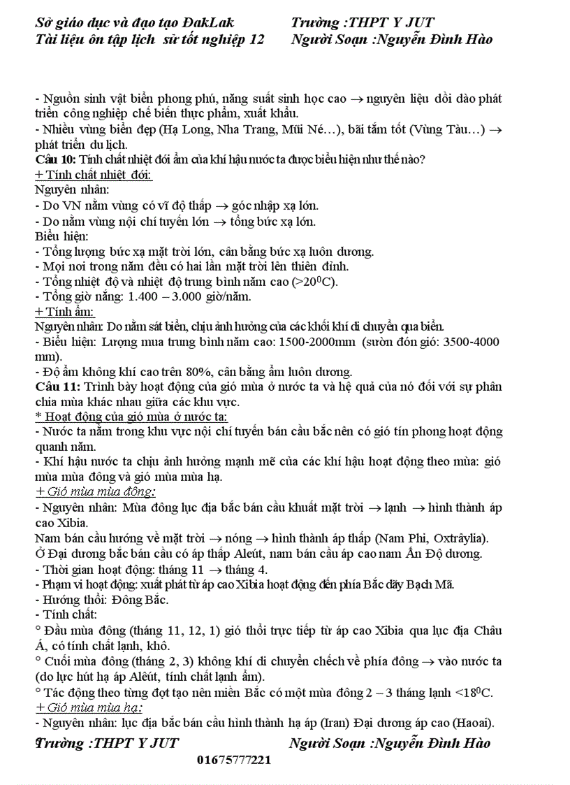 image for page Tài liệu ôn thi tốt nghiệp đại học môn đai lí 12