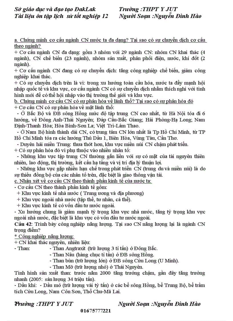 image for page Tài liệu ôn thi tốt nghiệp đại học môn đai lí 12