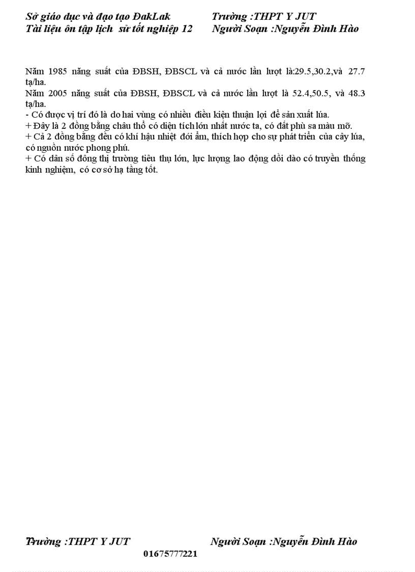 image for page Tài liệu ôn thi tốt nghiệp đại học môn đai lí 12