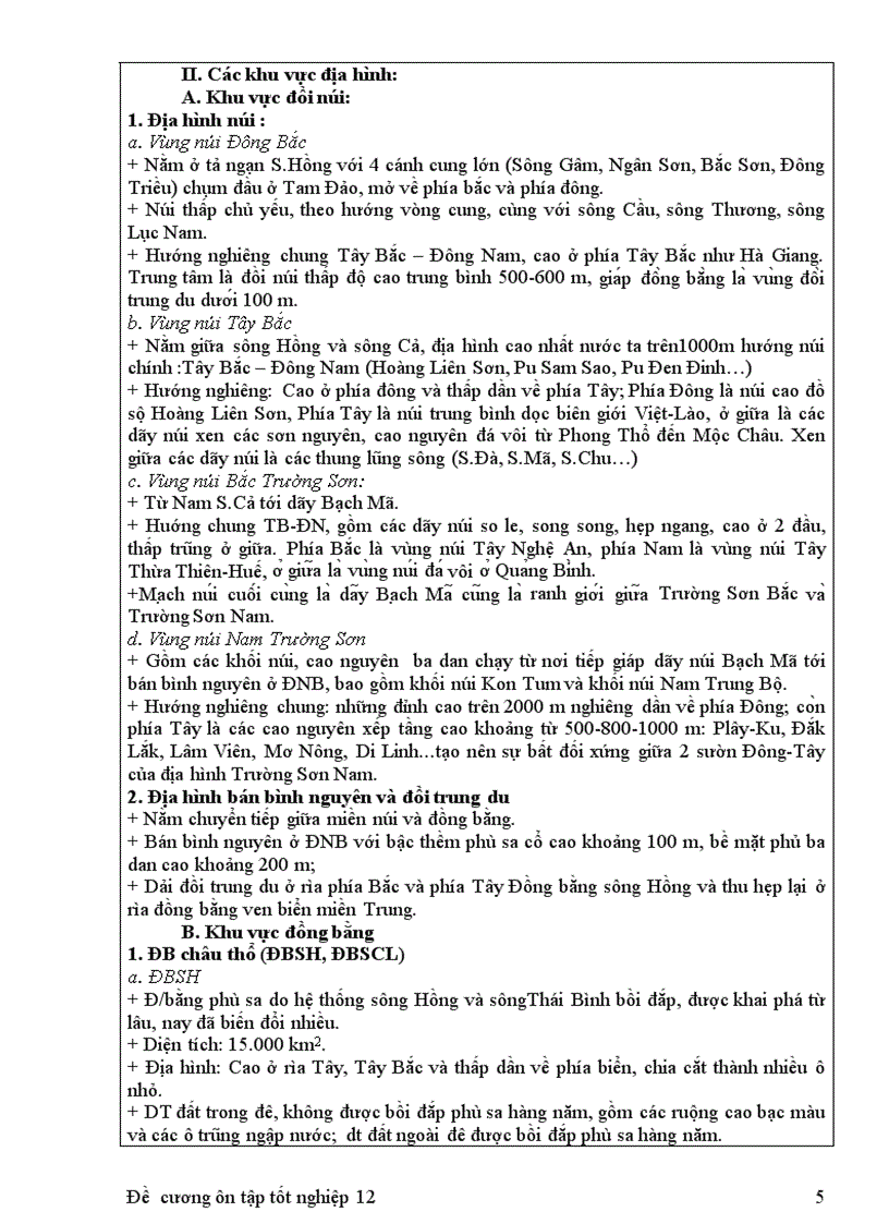 image for page Tài liệu ôn thi tốt nghiệp Địa 12 tốt