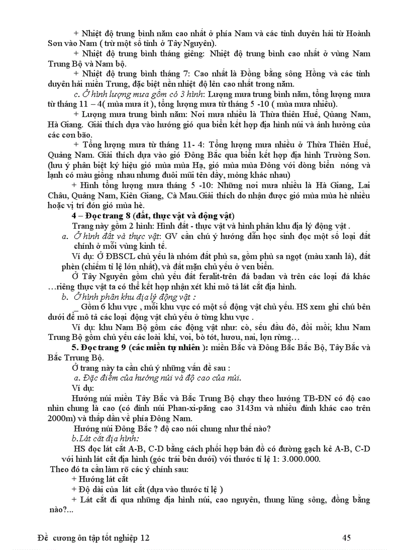image for page Tài liệu ôn thi tốt nghiệp Địa 12 tốt