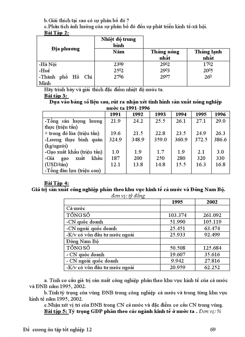 image for page Tài liệu ôn thi tốt nghiệp Địa 12 tốt