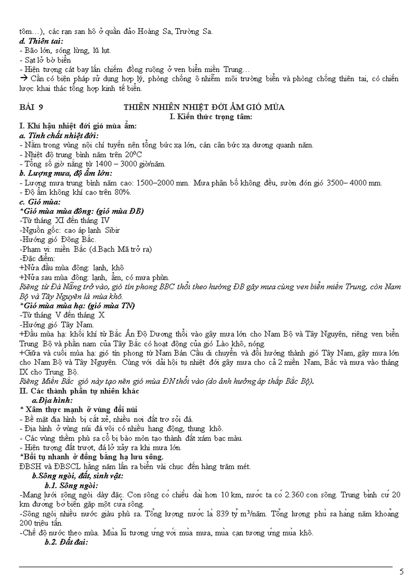 image for page Tài liệu ôn thi tốt nghiệp môn địa lí