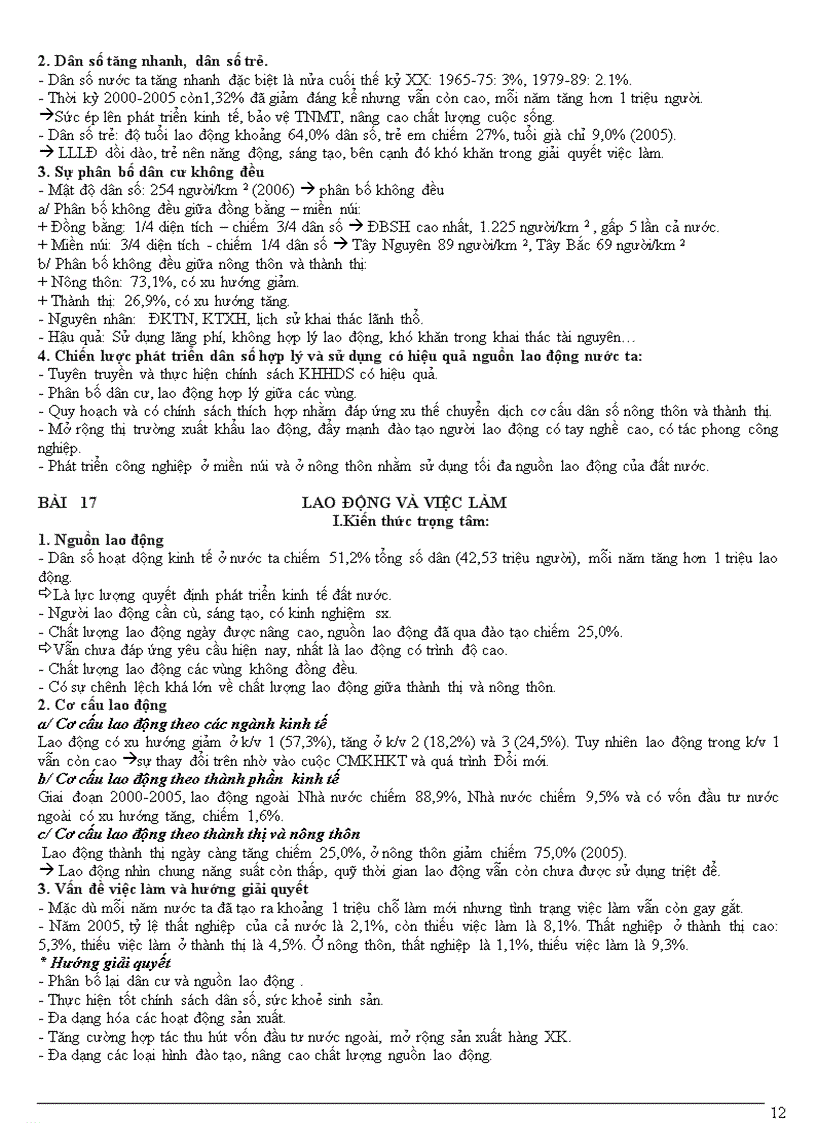 image for page Tài liệu ôn thi tốt nghiệp môn địa lí