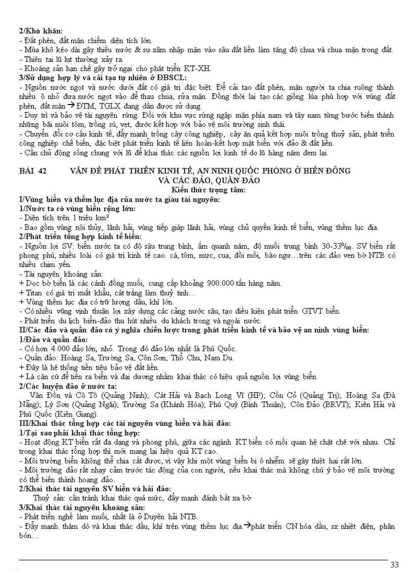 image for page Tài liệu ôn thi tốt nghiệp môn địa lí