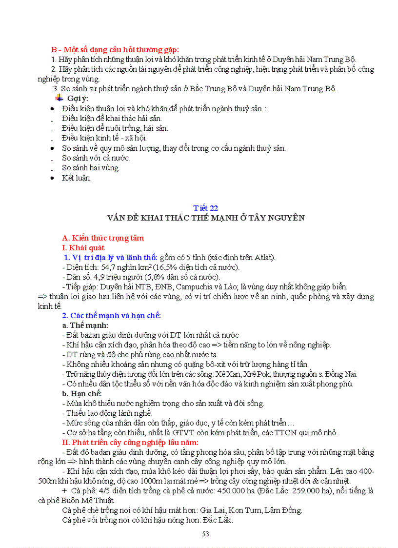 image for page Tài liệu ôn thi tốt nghiệp thpt năm 2009 môn địa lí