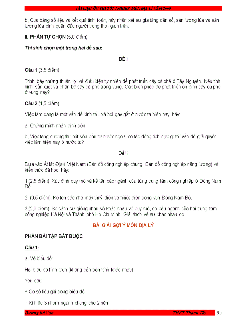 image for page Tài liệu ôn TN THPT 2009