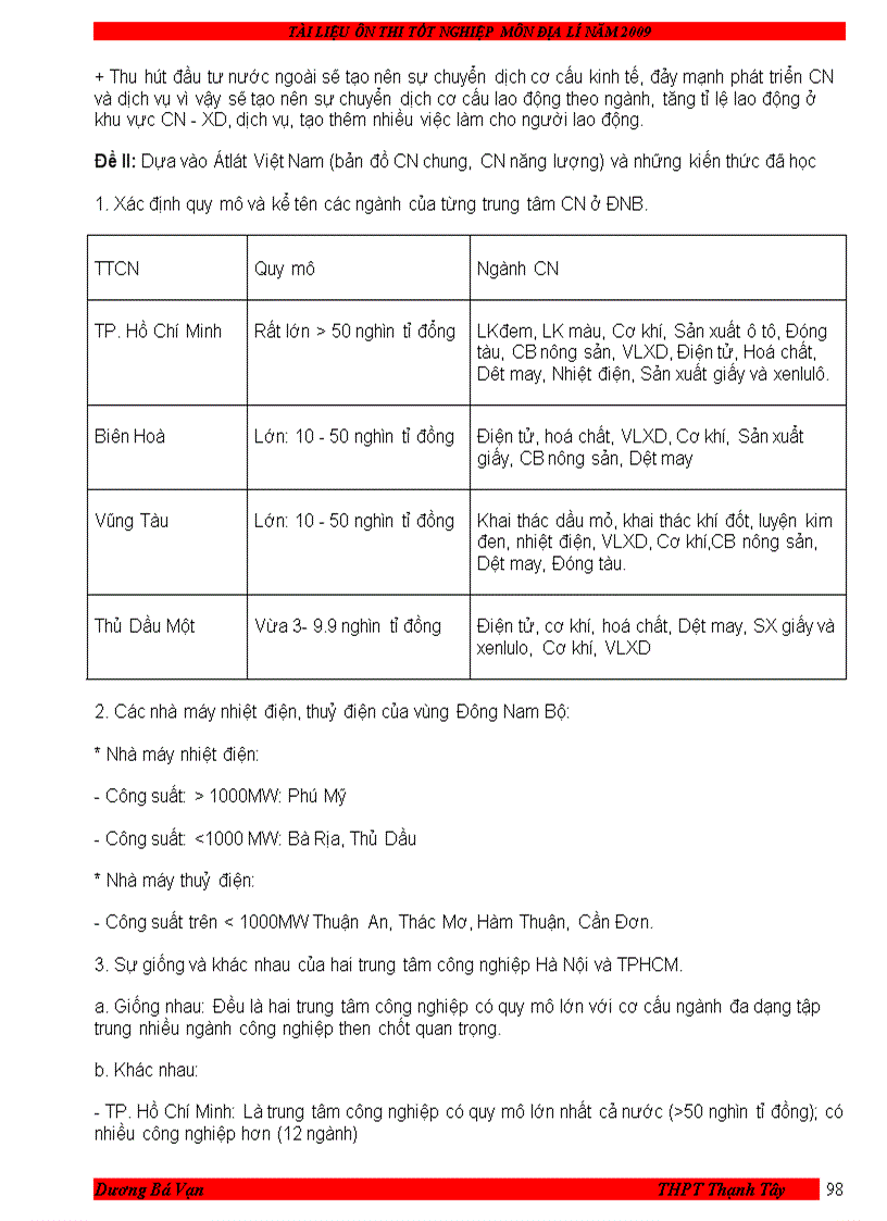 image for page Tài liệu ôn TN THPT 2009