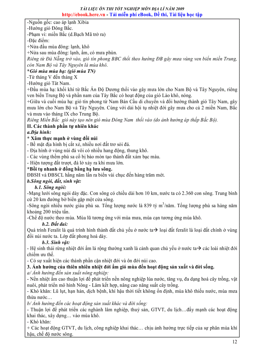 image for page Tai lieu Onthi TN Dia Ly 2010