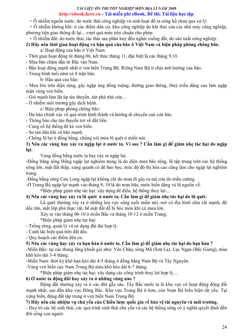 image for page Tai lieu Onthi TN Dia Ly 2010