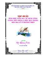 TAP HUAN TICH HOP GIAO DUC SU DUNG NANG LUONG TIET KIEM HIEU QUA pdf