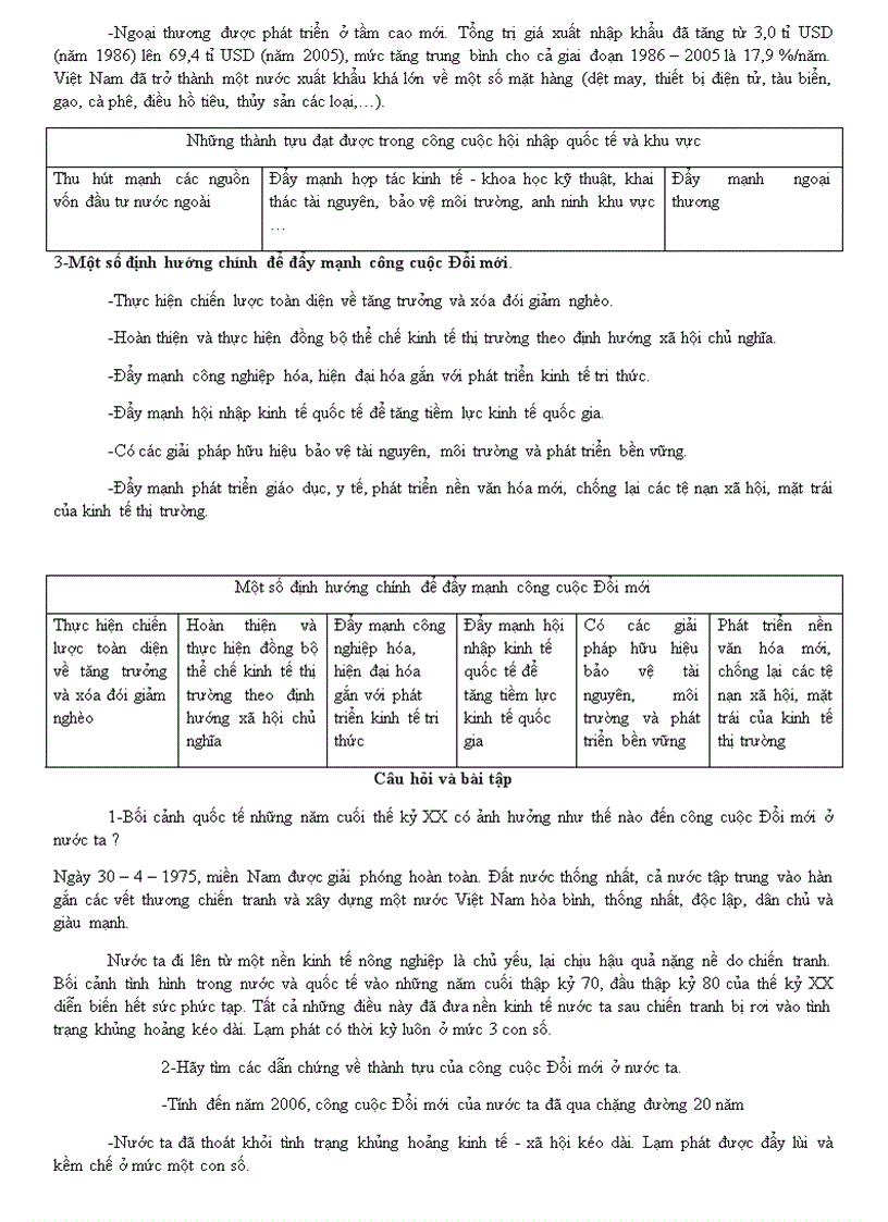 image for page Trả lời câu hỏi giữa bài và cuối bài Địa 12